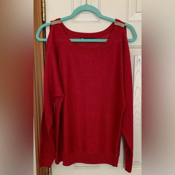 New York and company, Red sweater, size Medium - Picture 2 of 16
